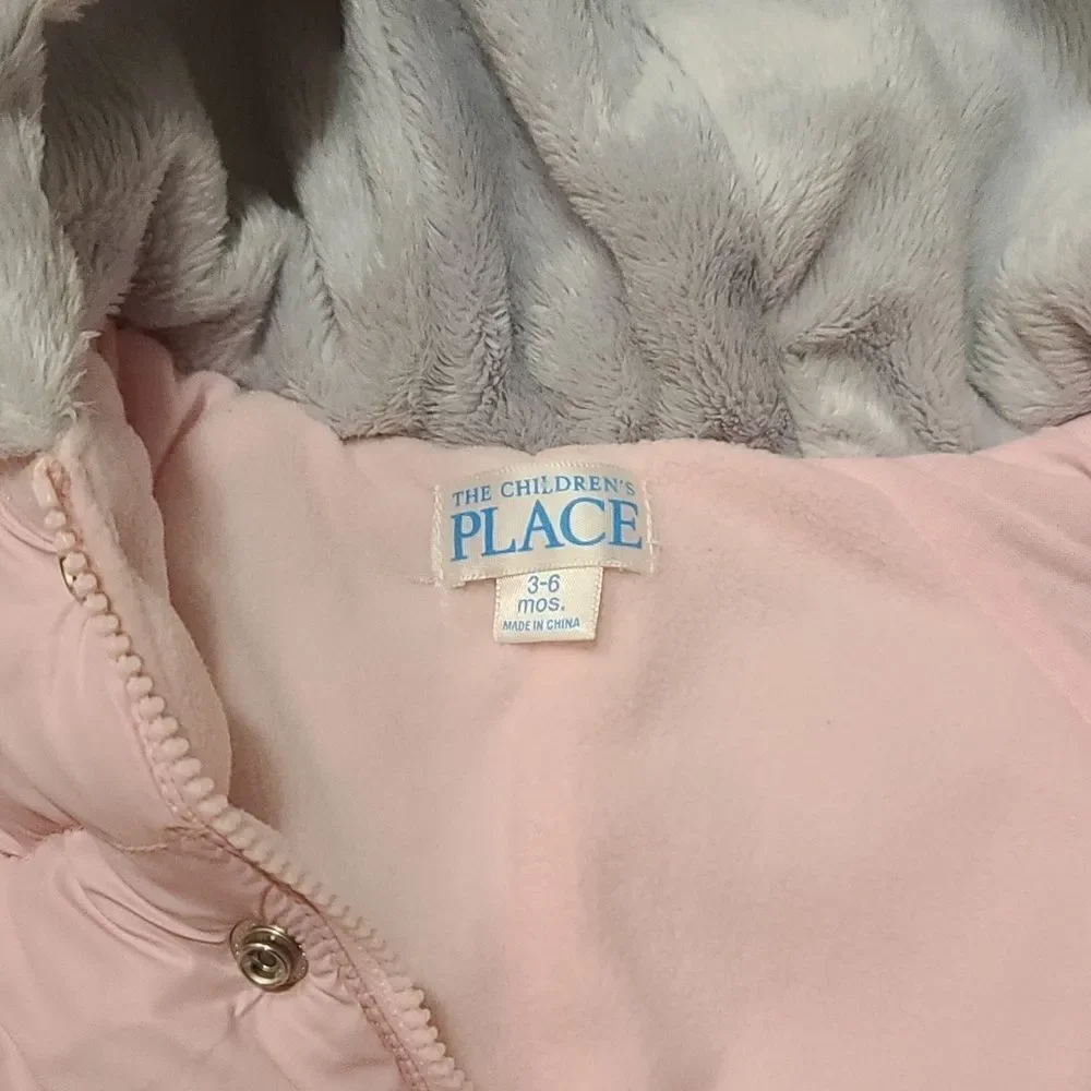 Children's Place Pink Snowsuit Bunting 3-6 months